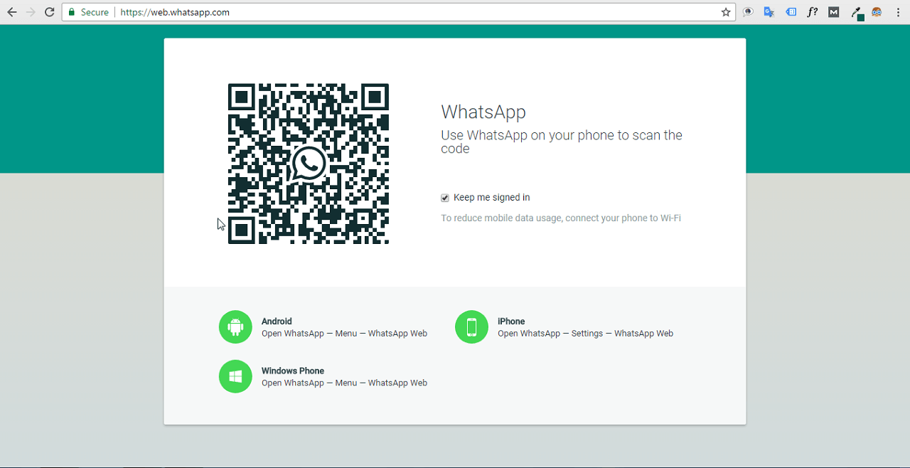 WhatsApp for PC