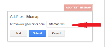 how to submit sitemap to google in hindi