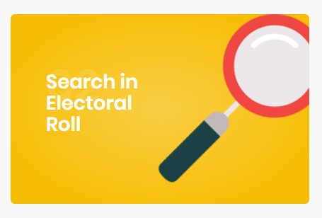 click on search in electoral roll