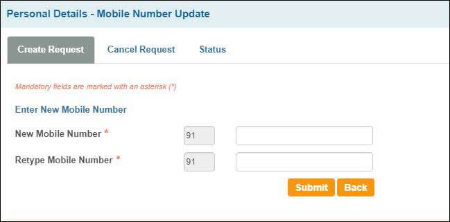 SBI में मोबाईल नंबर को ऑनलाइन अपडेट कैसे करे? How to change mobile number in SBI Online 5