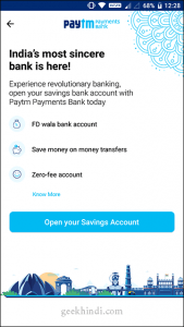 apply for paytm payments bank