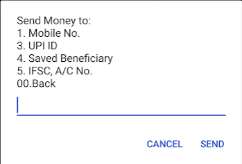 send money using nuup 2