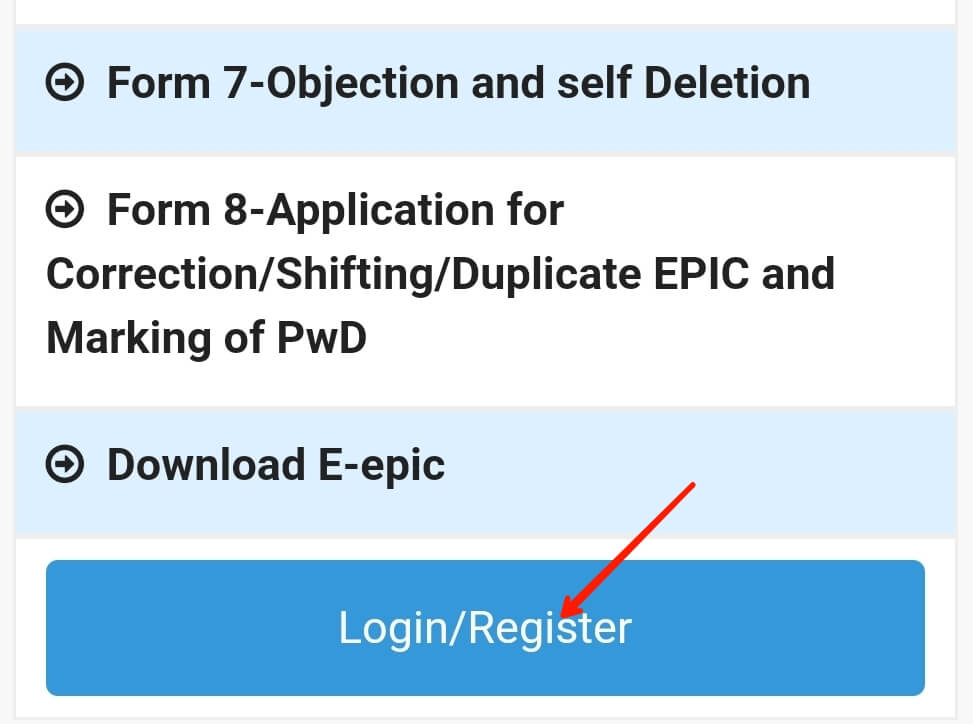 1 login or register in nvsp portal
